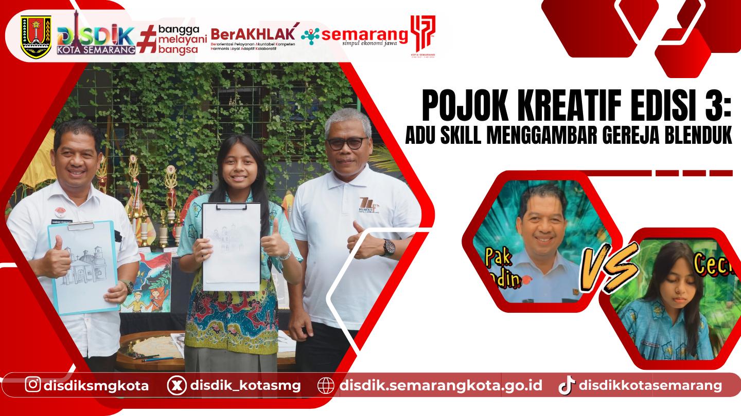 Pojok Kreatif Edisi 3: Kepala Disdik Semarang Beradu Kreativitas dalam Seni Menggambar